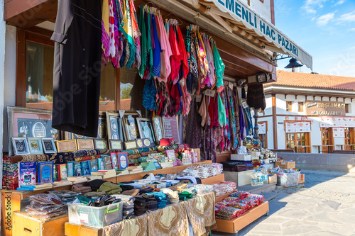 Canvas Print Old market street in Ankara