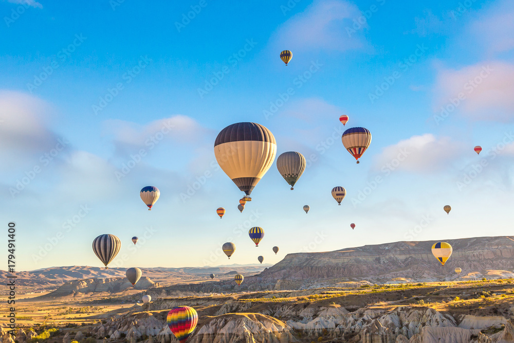 Obraz premium Hot air Balloons flight in Cappadocia