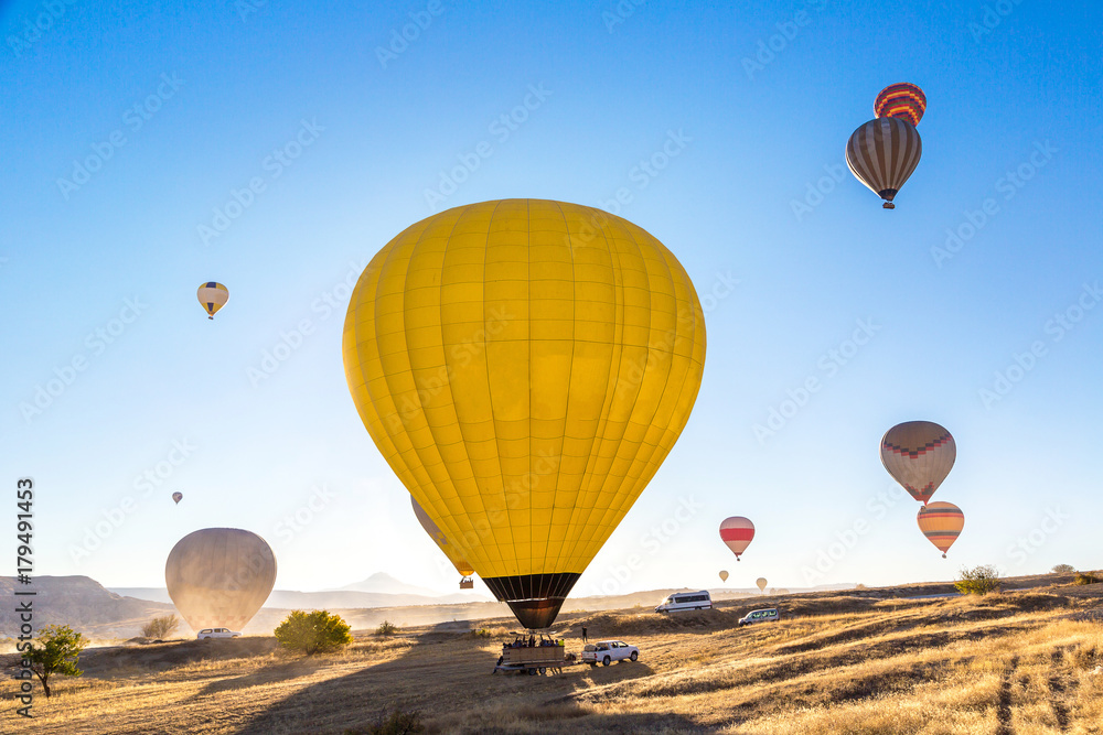 Fototapeta premium Hot air Balloons flight in Cappadocia