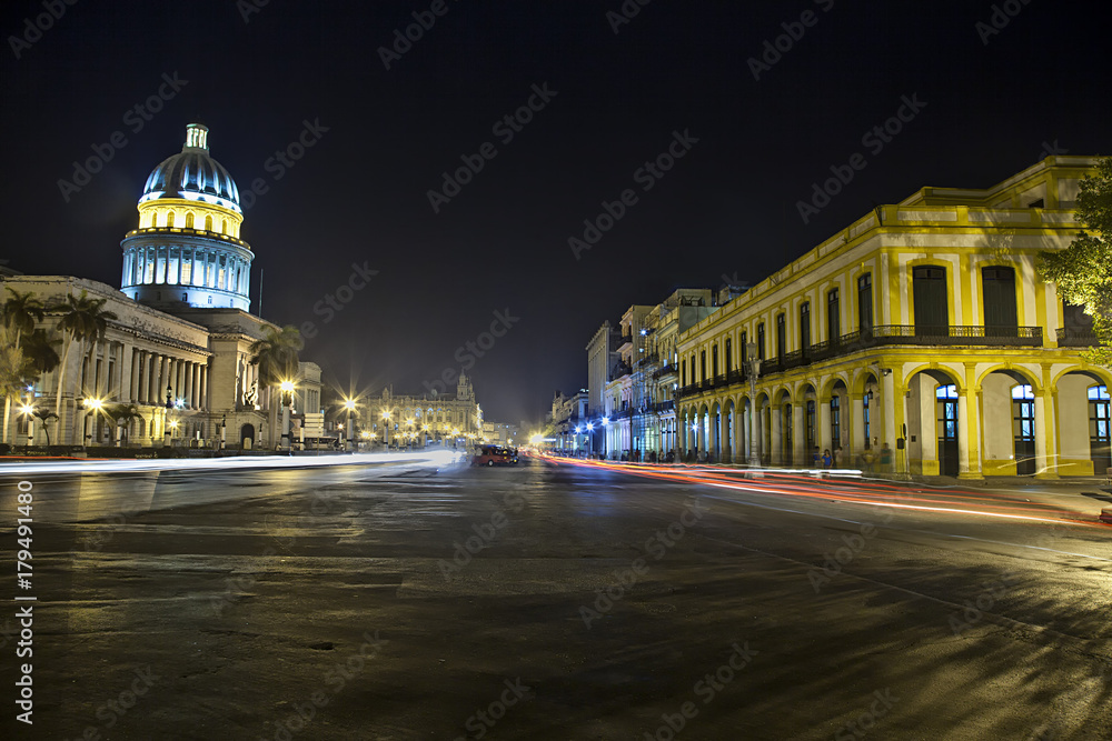 Havana, Cuba at Night