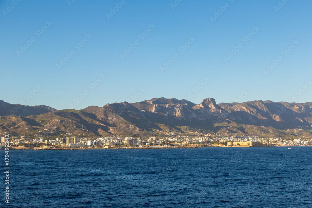 Panorama of Kyrenia in North Cyprus