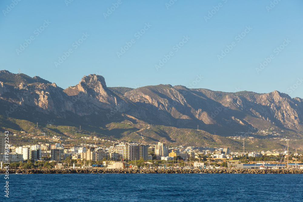 Panorama of Kyrenia in North Cyprus