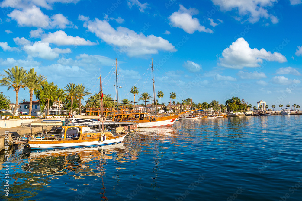 Fototapeta premium Mediterranean resort in Side, Turkey