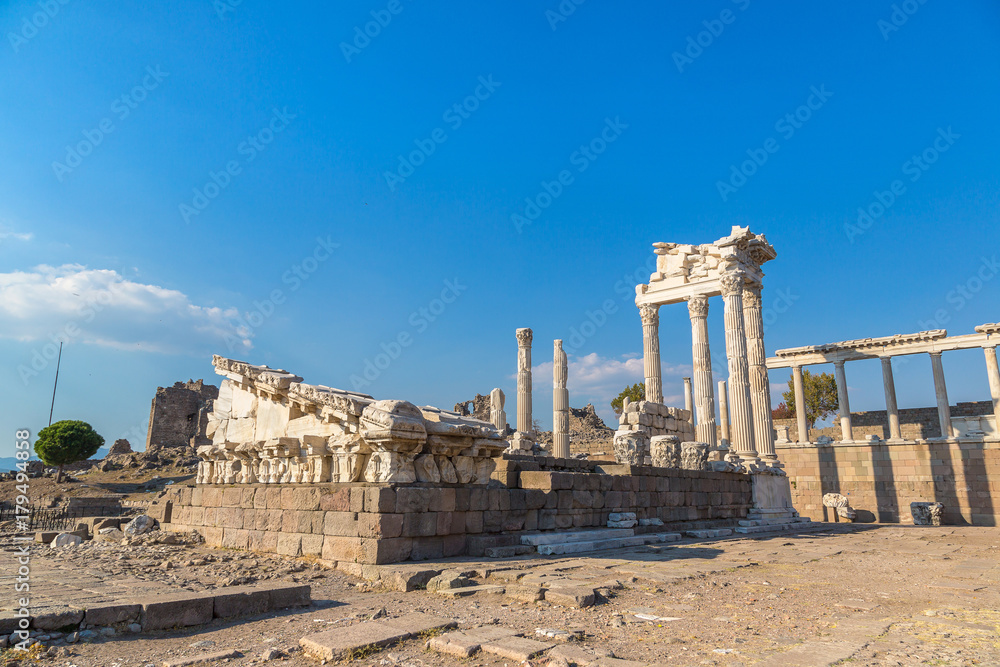 Temple of Trajan in Pergamon, Turkey