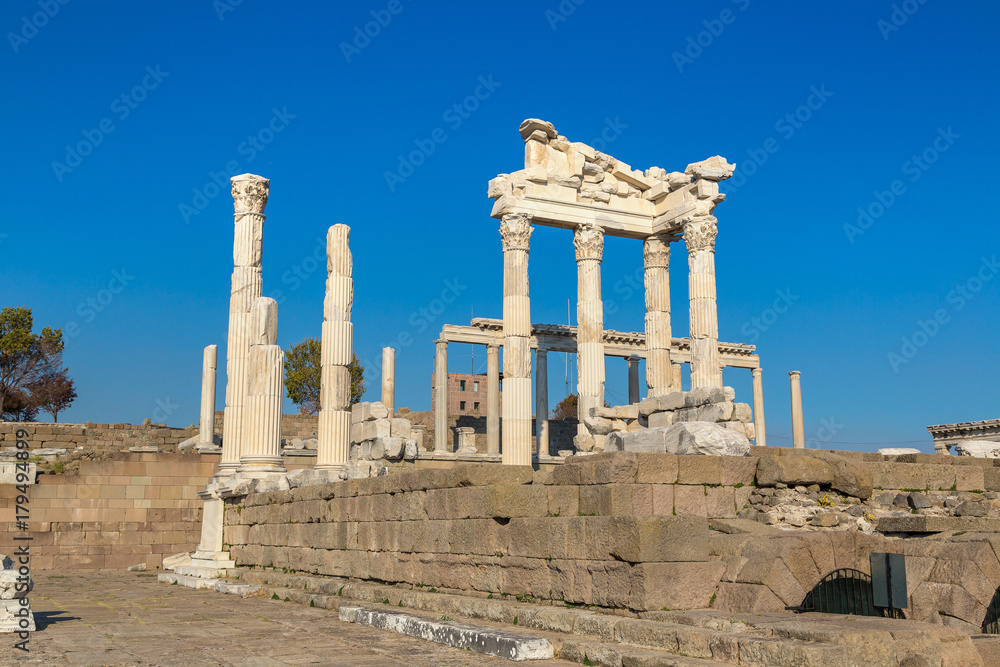 Temple of Trajan in Pergamon, Turkey Temple of Trajan in Pergamon, Turkey