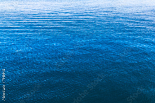 Blue sea surface