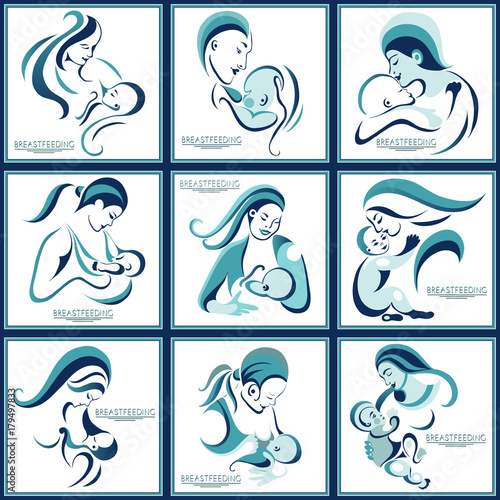 Set or group with abstract illustrations 7_2