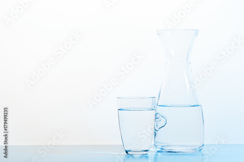 water glass and jug