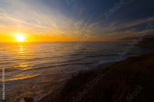 Ocean at sunset