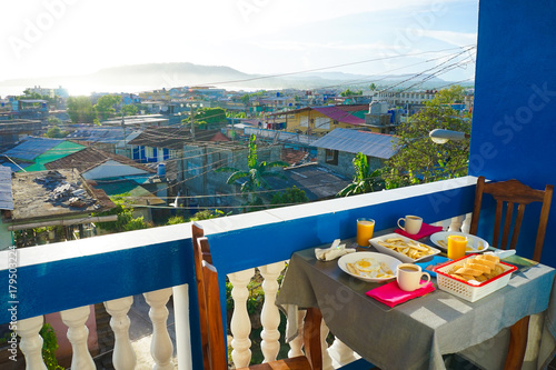Breakfast with a view, Baracoa, Cuba
