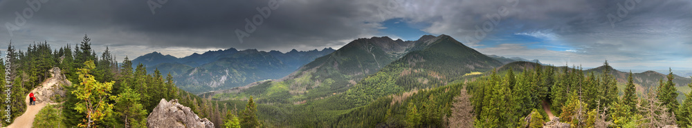Fototapeta premium Panorama z Gęsiej Szyji