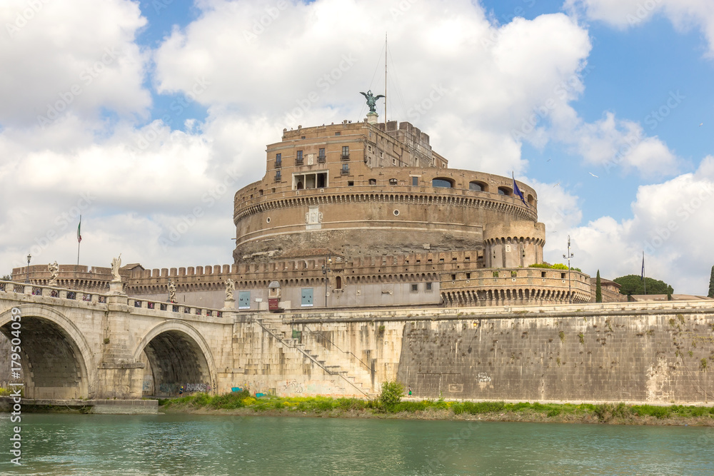 Mausoleum of Hadrian or Castel Sant'Angelo in Rome Italy