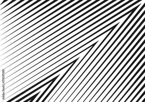 Abstract halftone creative geometric vector background. Black and white stripes pattern for modern design.