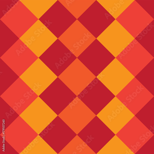 Seamless rhombus tile pattern