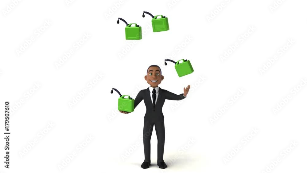 Fun businessman - 3D Animation Fun businessman - 3D Animation