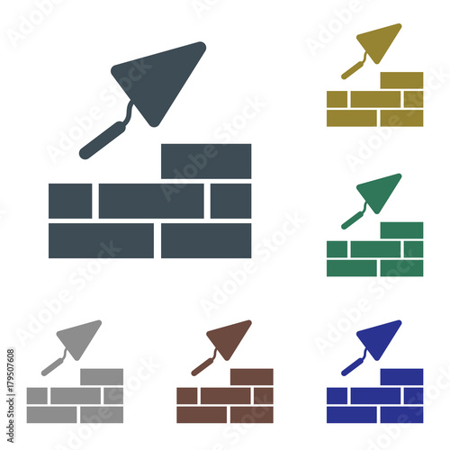 Brick with Trowel Symbol