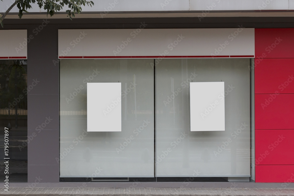 Fototapeta premium Blank office mock up