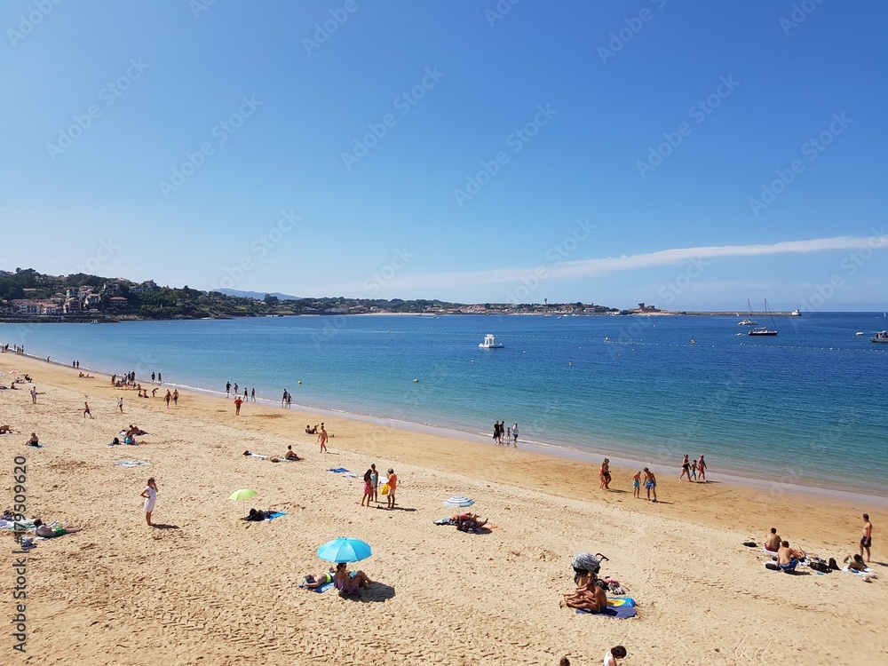 Obraz premium plage de saint jean de luz