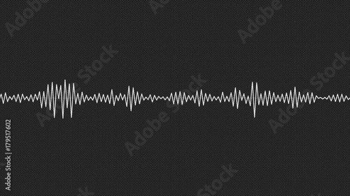 Audio signal animation, different white equalizer, the sound wave as a background motion 4K