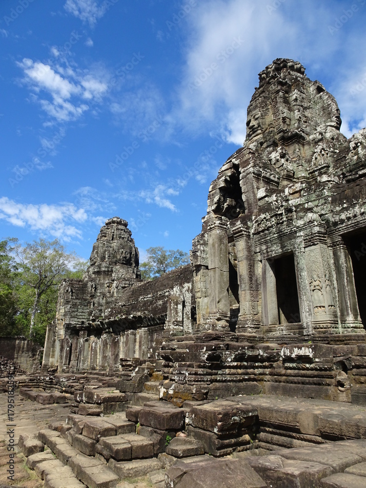 Bayon Temple in Siem Reap in Cambodia
