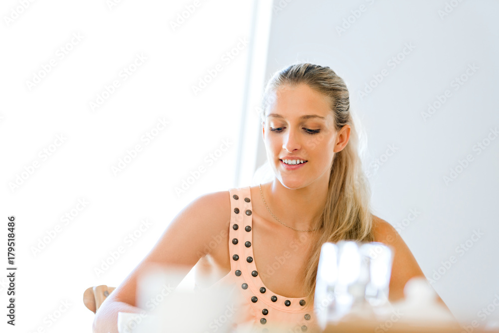 Beautiful woman portrait indoors Beautiful woman portrait indoors