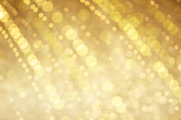 Beautiful golden bokeh background