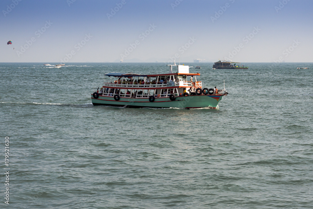 Pleasure boat in Thailand