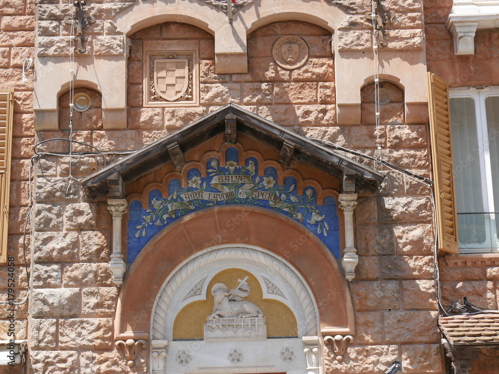 Sestri Levante - portale del palazzo Fascie Rossi