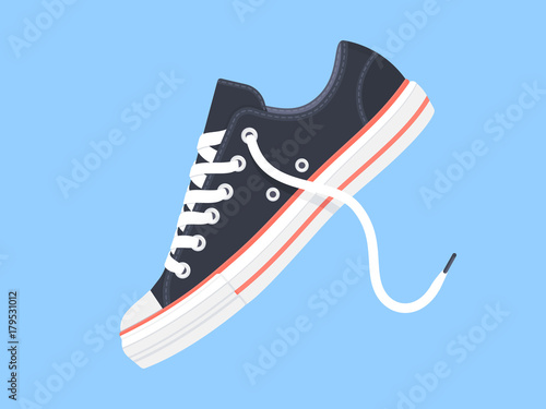 Sneakers. Sport shoes. Vector illustration