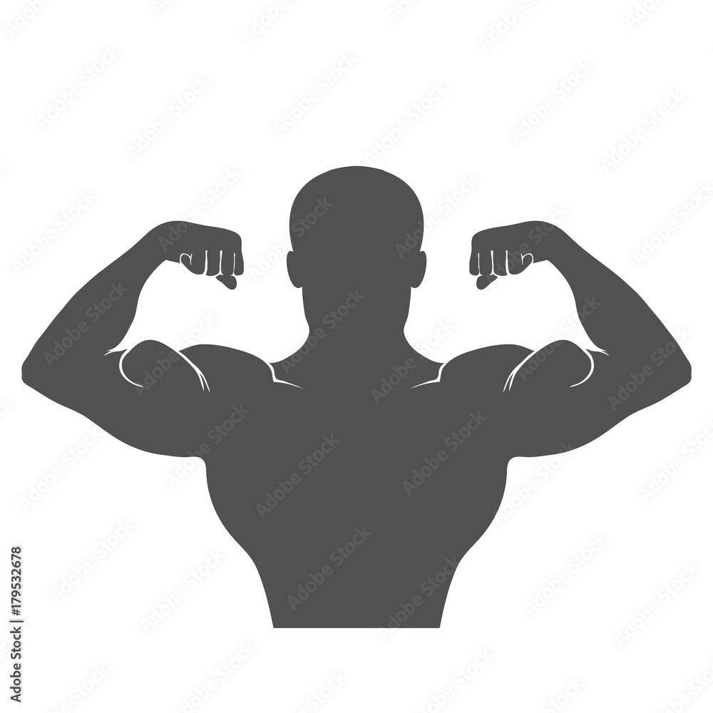 Front double biceps pose Front double biceps pose