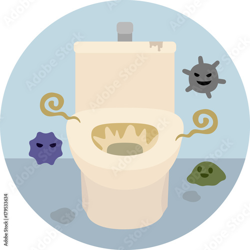 汚いトイレとウィルス