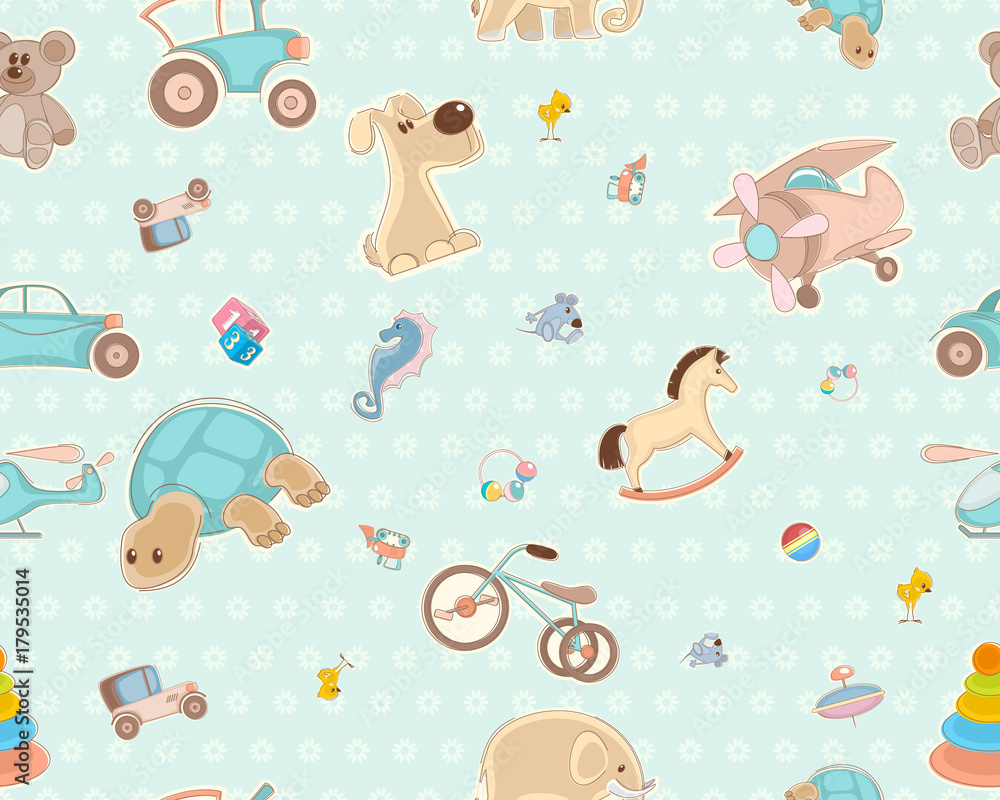 Children's seamless texture Children's seamless texture