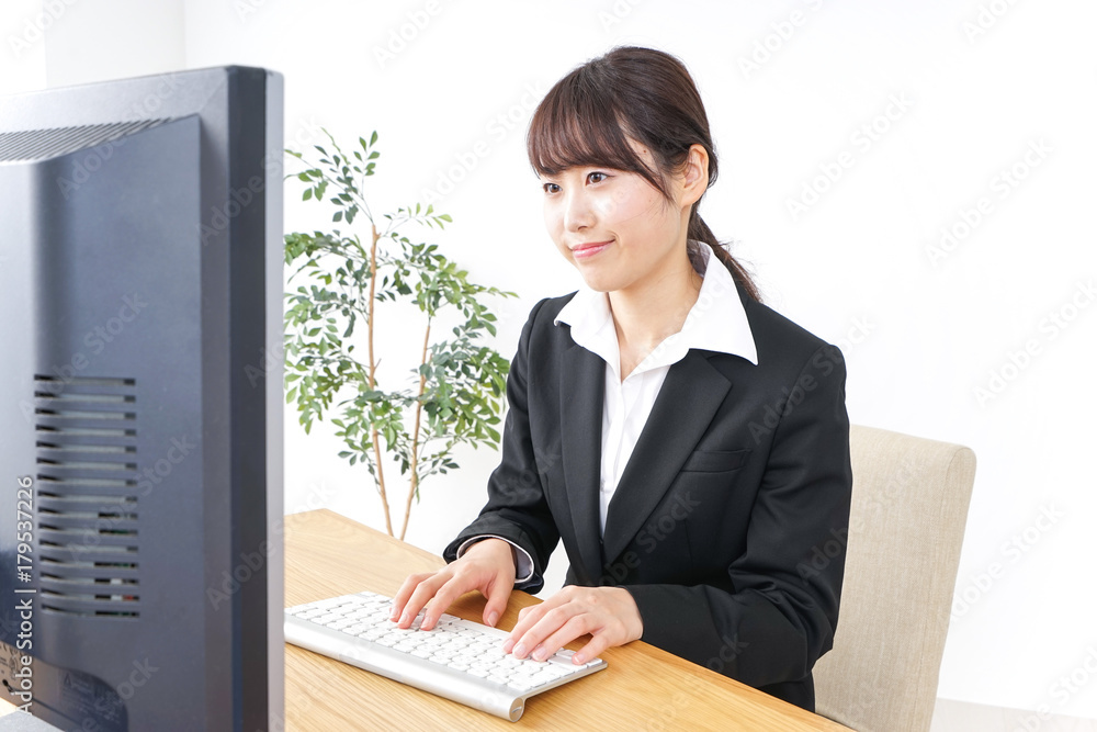 Business woman working at office Business woman working at office