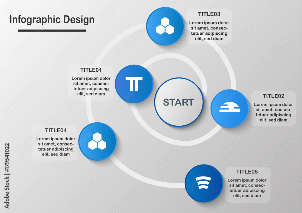 Infographic design in concept of Infographic design in concept of