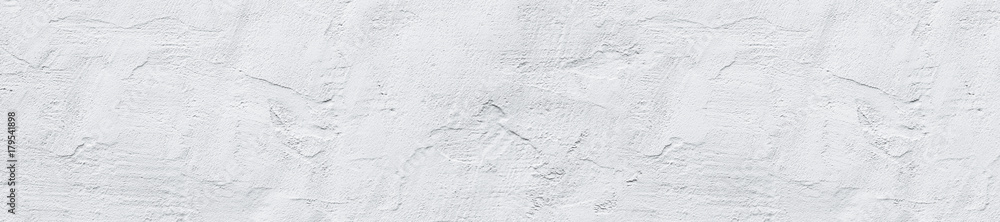 Naklejka premium nagłówek panoramy biały teksturowany beton