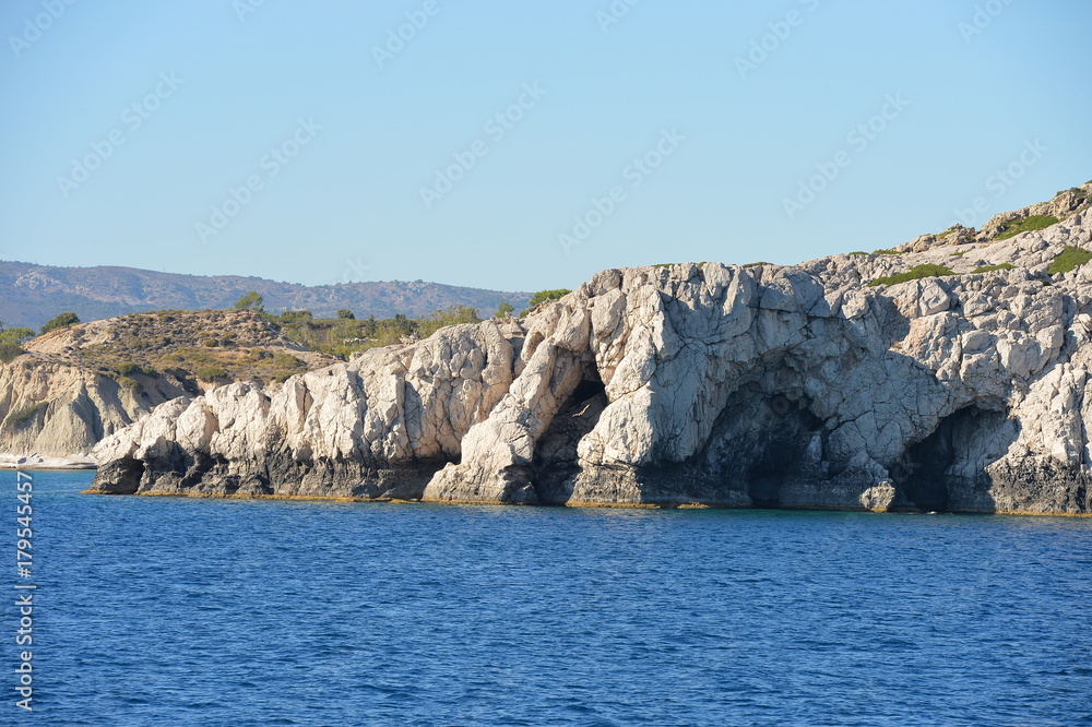 Südküste Rhodos zwischen Lindos und Kalithea Südküste Rhodos zwischen Lindos und Kalithea