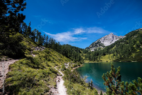 Austria Tauplitz Mountain lake