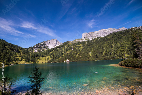 Austria Tauplitz Mountain lake