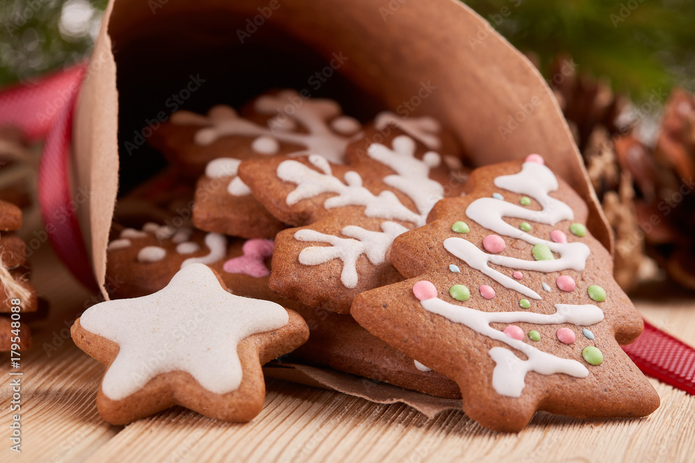 Christmas gingerbread cookies. Christmas gingerbread cookies.