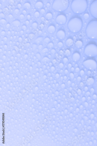 Blue water drops for background