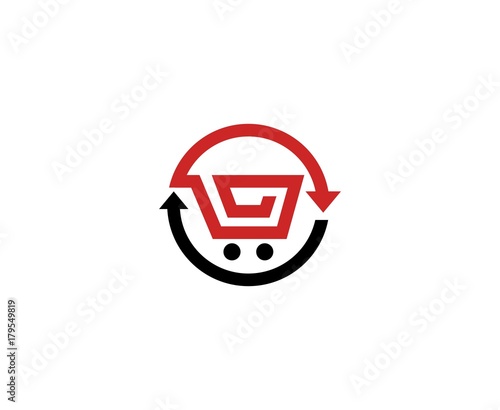 Shopping cart logo