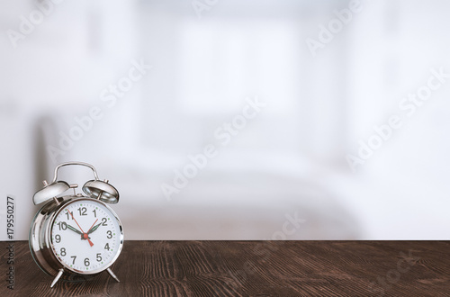 clock on table