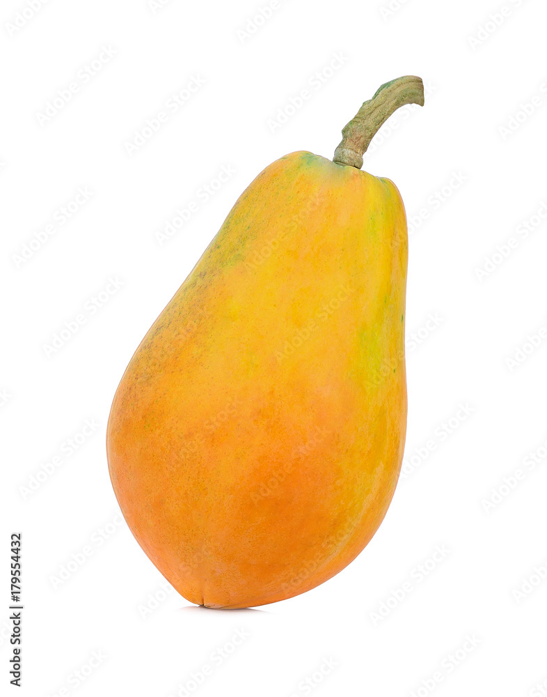 Papaya isolated on white backgroound. Papaya isolated on white backgroound.