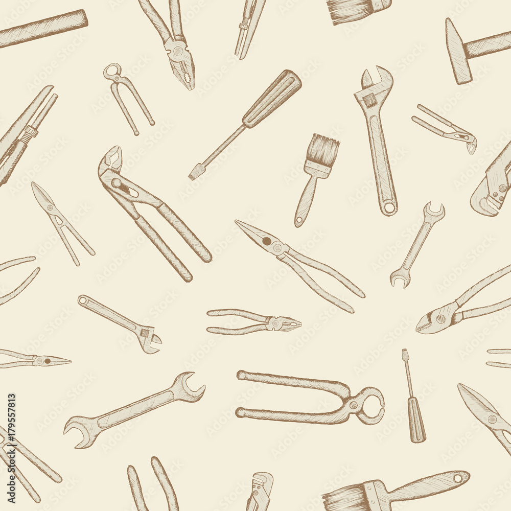 Set of industrial tools Set of industrial tools