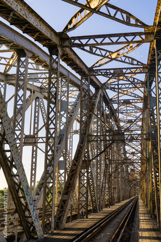 Wallpaper Mural old rusty steel bridge Torontodigital.ca