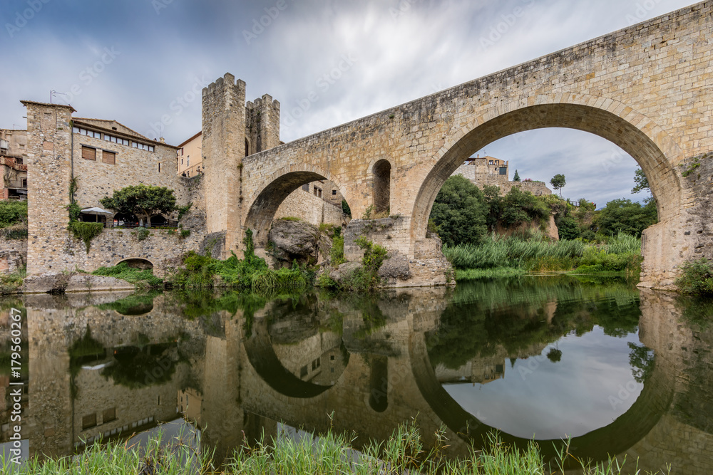 Medieval bridge of Besalu Medieval bridge of Besalu
