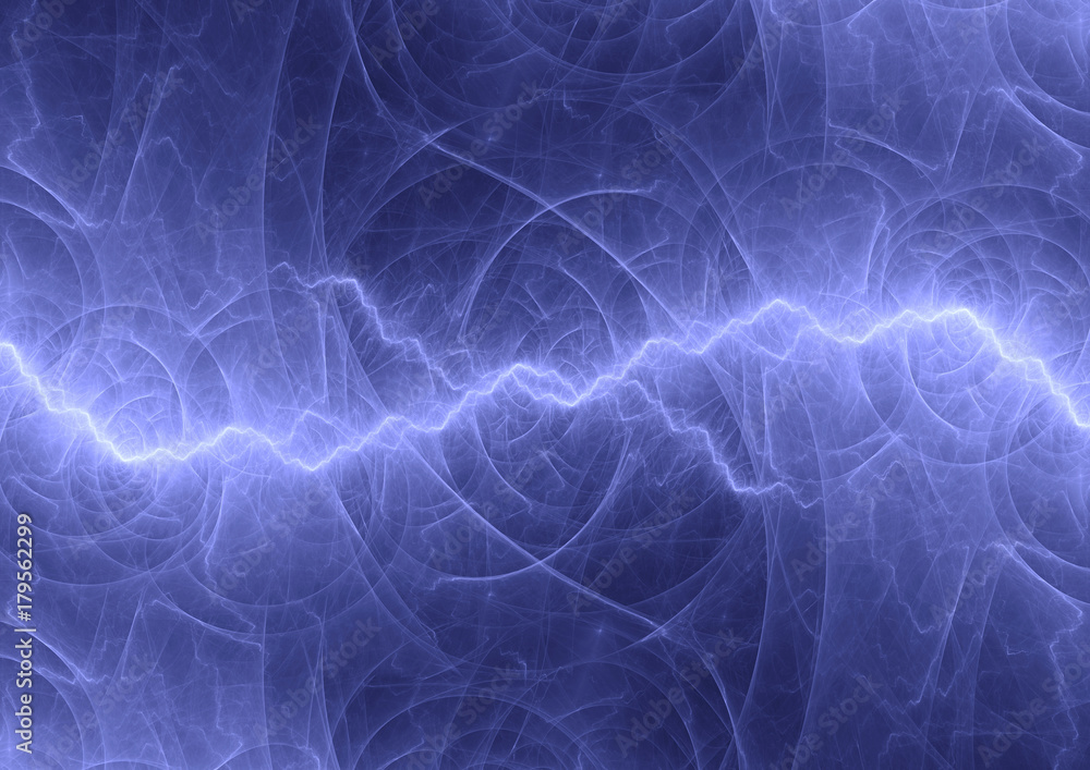 Blue electrical lightning background Blue electrical lightning background