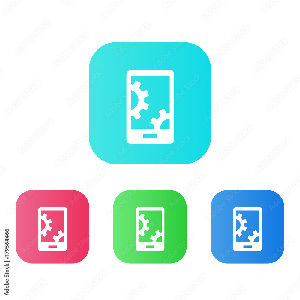 Four Colors - Flat App Icons Four Colors - Flat App Icons