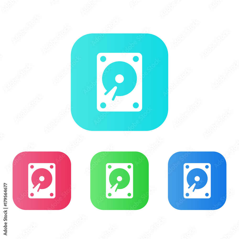 Four Colors - Flat App Icons Four Colors - Flat App Icons