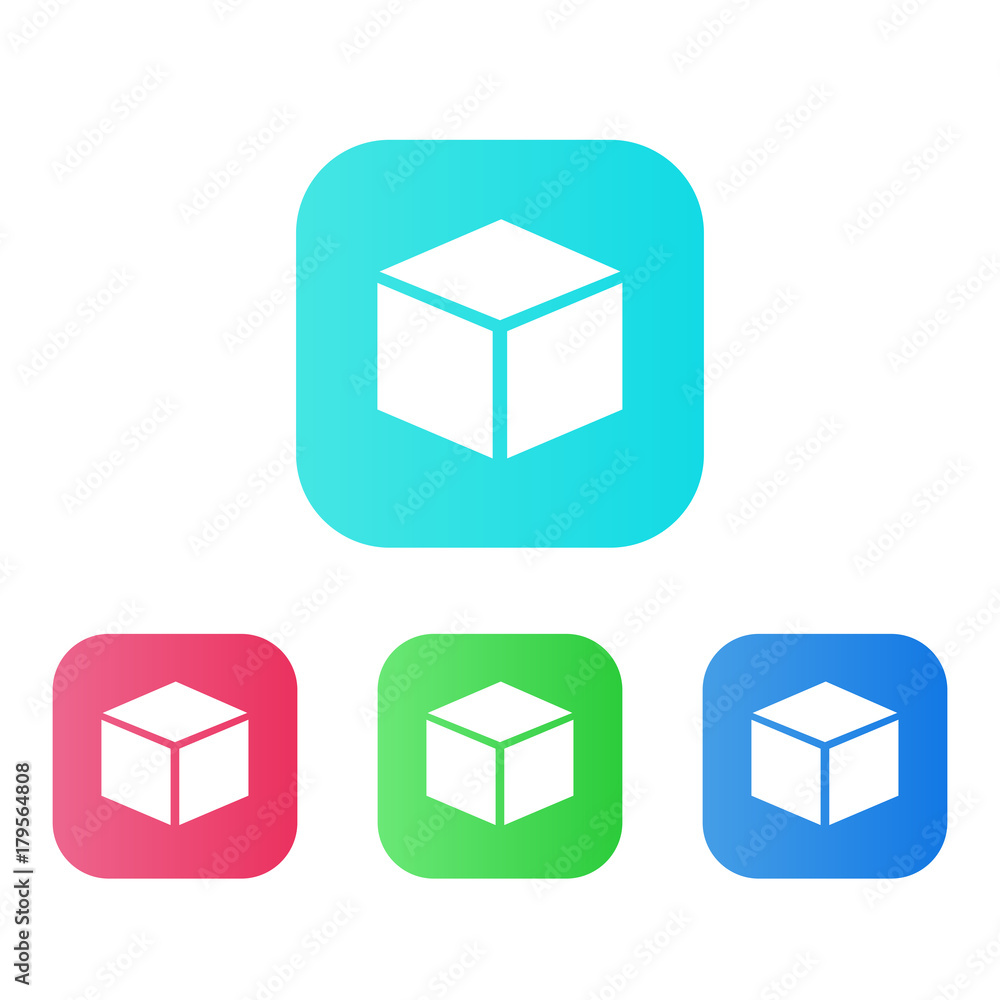 Four Colors - Flat App Icons Four Colors - Flat App Icons